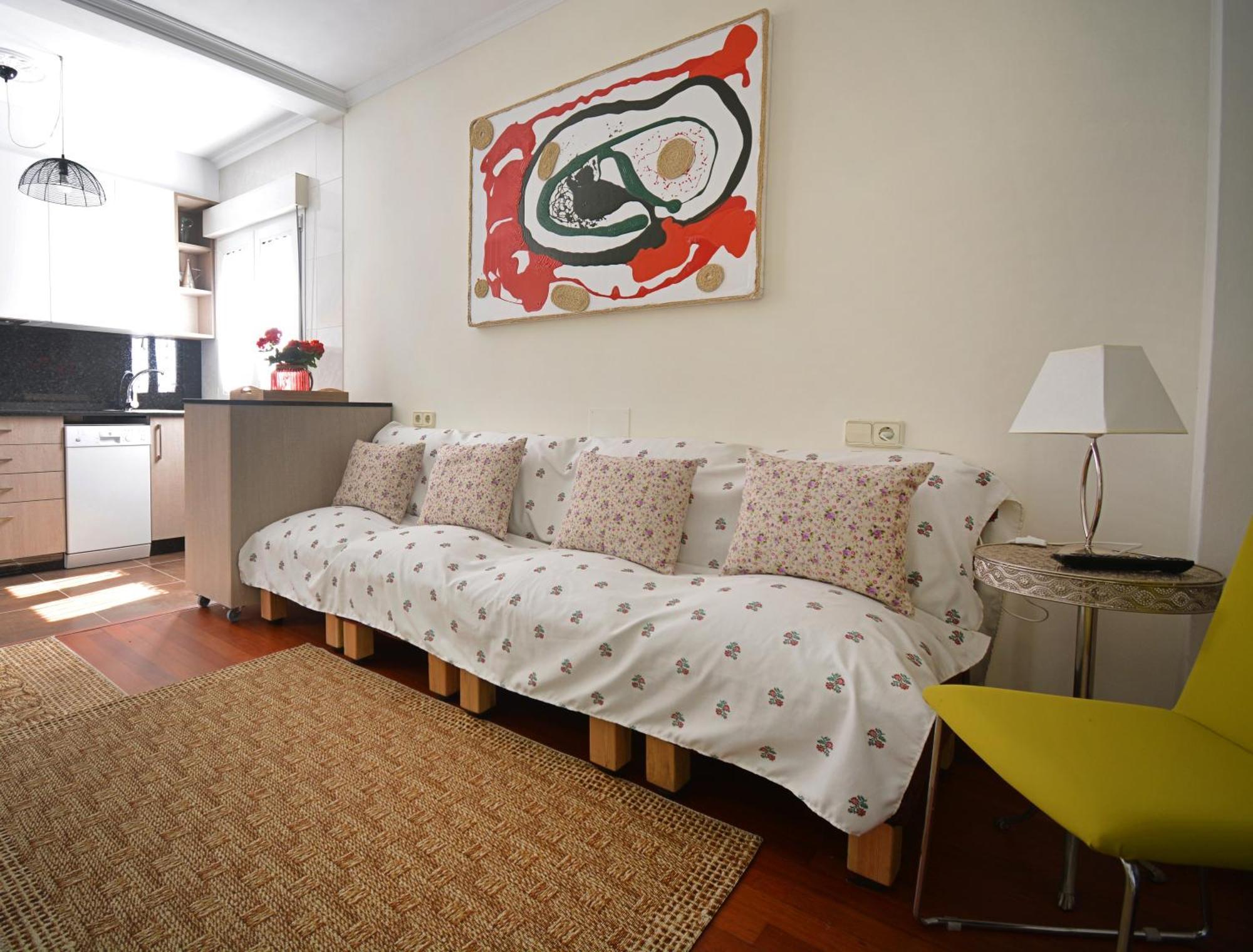 Apartamento Con Terraza En El Entorno De Sanxenxo Bagian luar foto